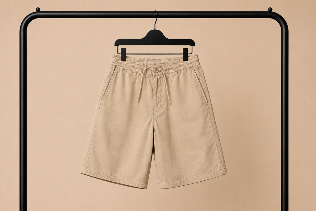 Pantaloncino IMPERSONAL Regular Fit Sabbia in Lino e Tencel – Comfort Estivo Premium