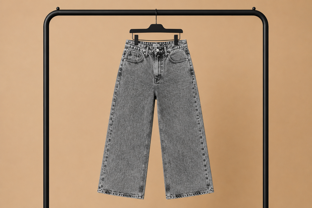 Jeans Baggy Grigio Chiaro IMPERSONAL