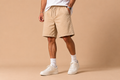 Pantaloncino IMPERSONAL Regular Fit Sabbia in Lino e Tencel – Comfort Estivo Premium