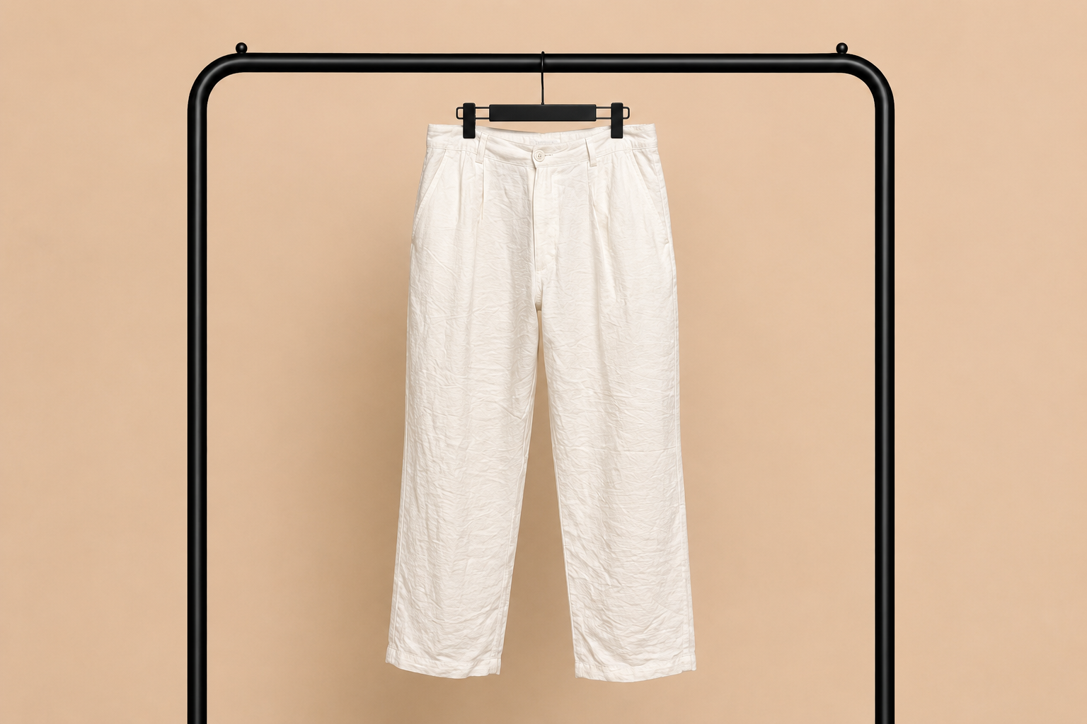 Pantalone White Semi-Baggy IMPERSONAL