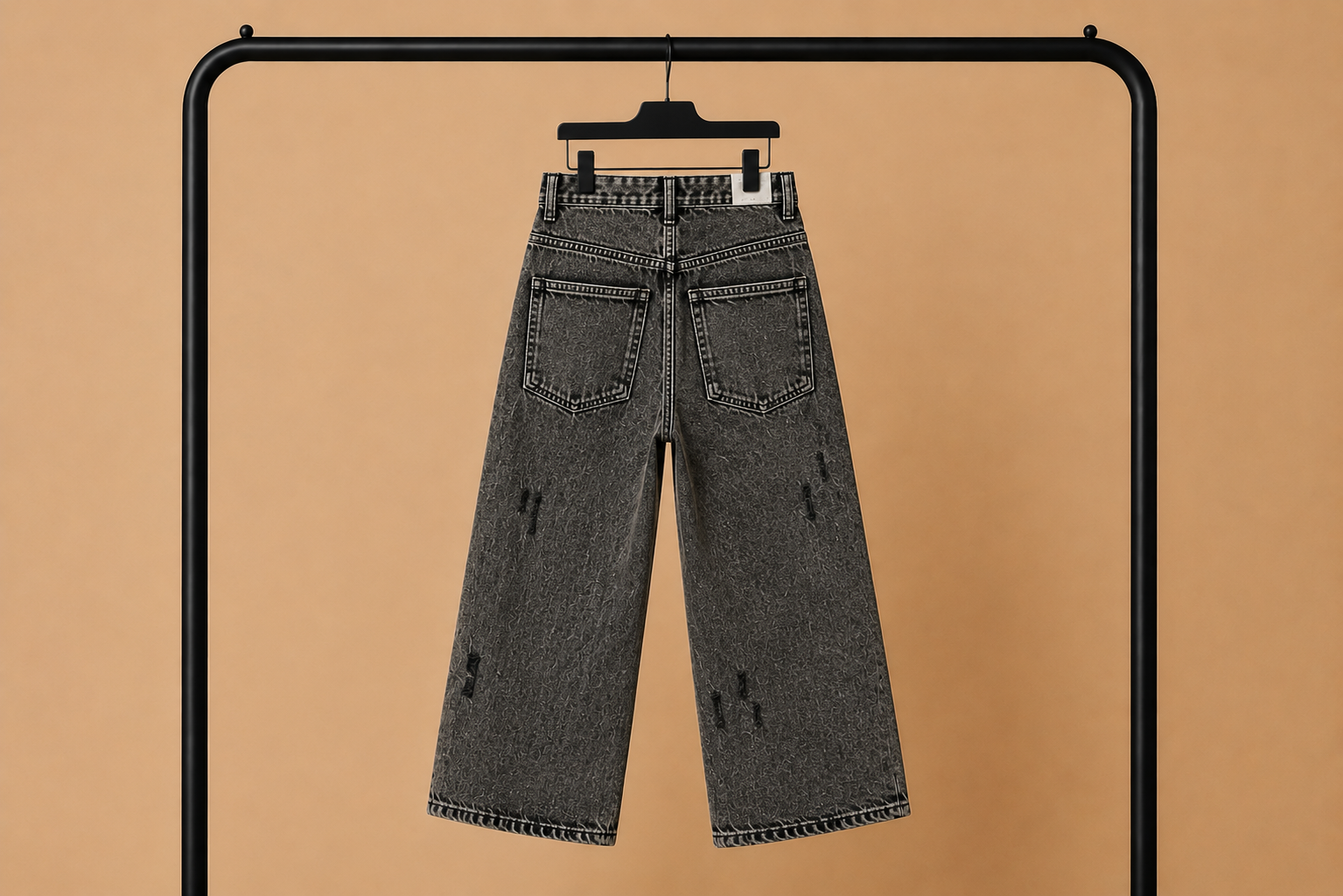 Jeans Baggy Dark Grey IMPERSONAL