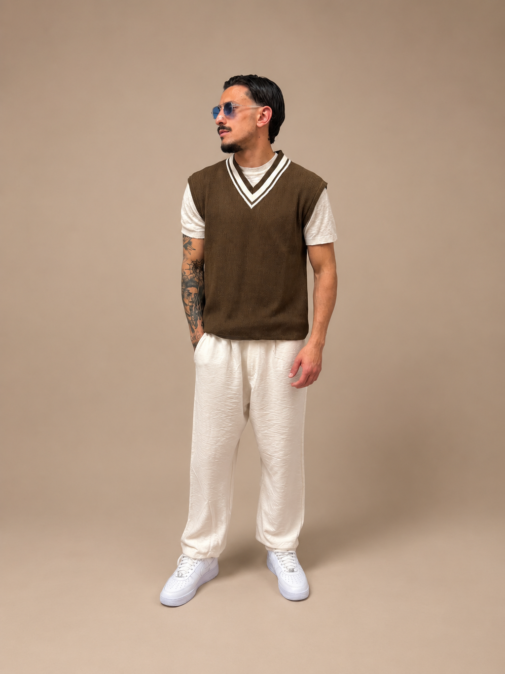 Smanicato Uomo 100% Cotone Made in Italy - Stile Old Money - IMPERSONAL