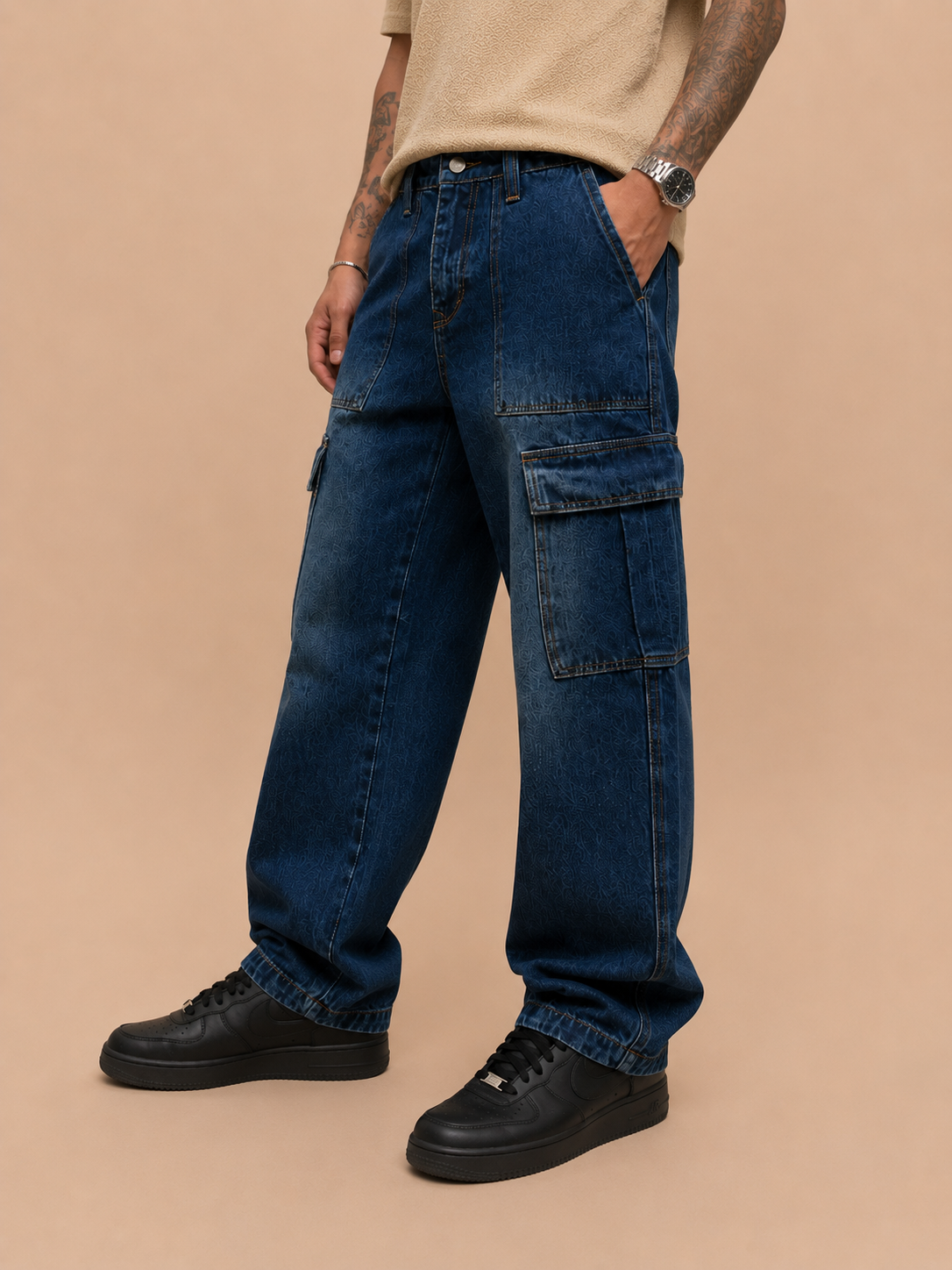 Jeans Cargo Baggy IMPERSONAL