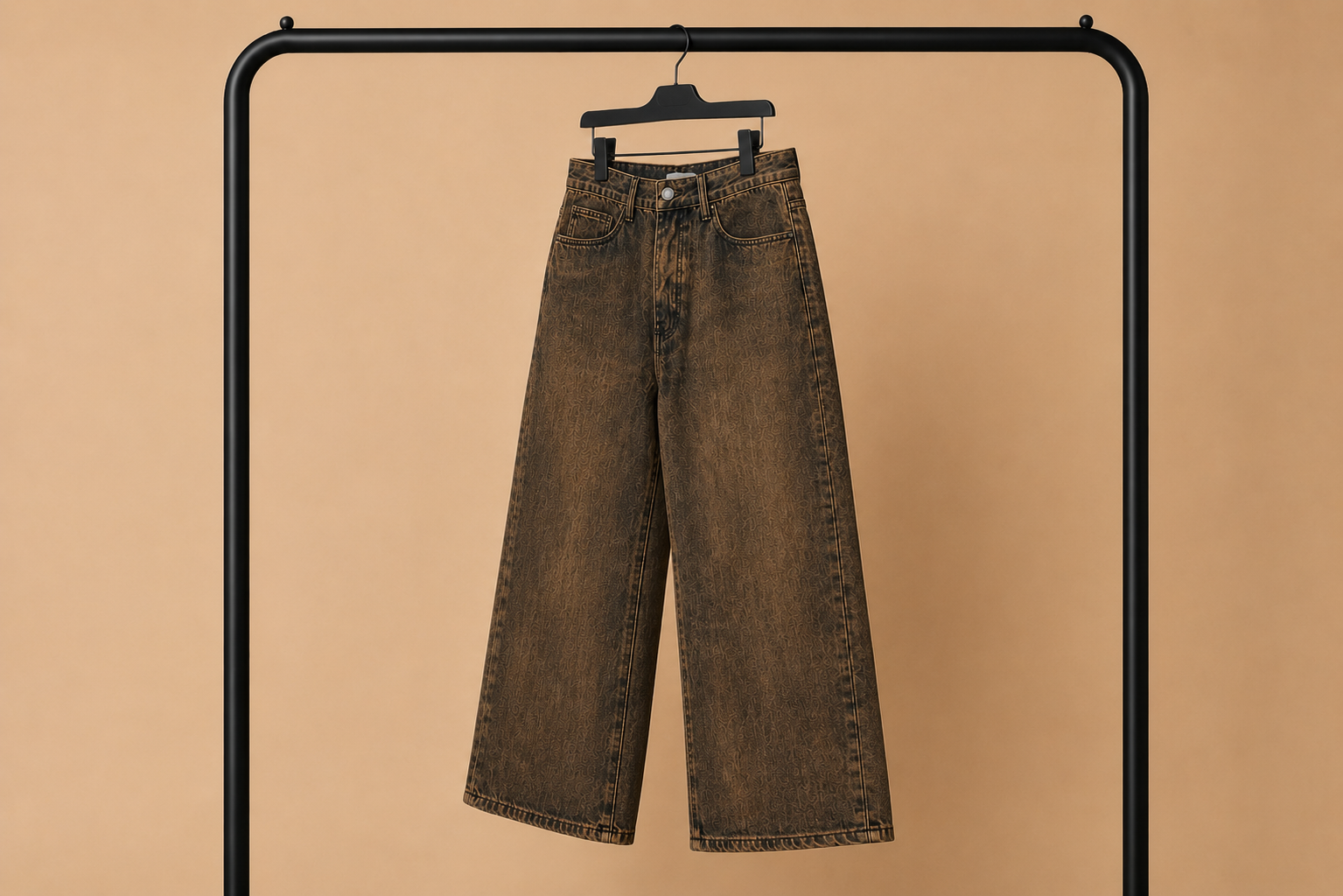 Jeans Baggy Marrone IMPERSONAL