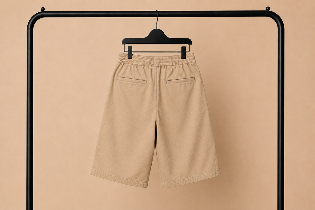 Pantaloncino IMPERSONAL Regular Fit Sabbia in Lino e Tencel – Comfort Estivo Premium