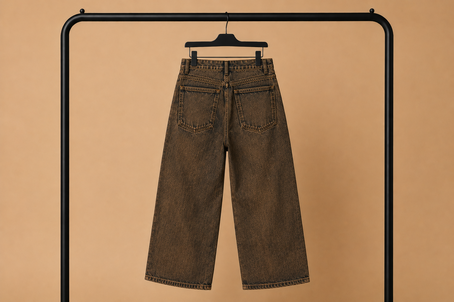 Jeans Baggy Marrone IMPERSONAL