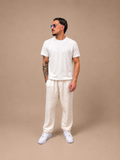 Maglia a Filo Bianca Slim Fit Uomo | T-Shirt Leggera Premium | IMPERSONAL