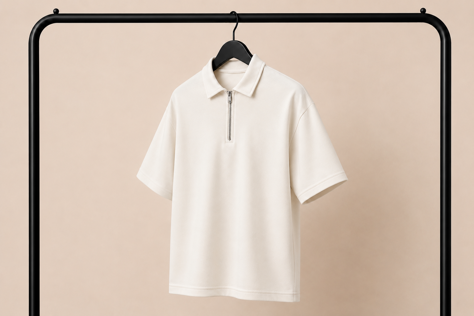 Polo Oversize Con Zip IMPERSONAL