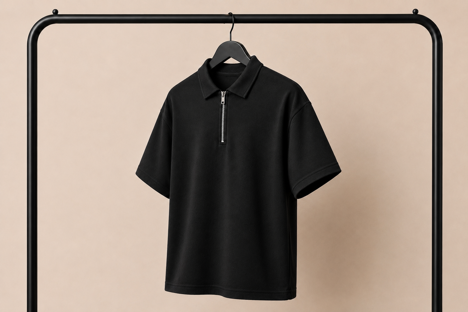 Polo Oversize Con Zip IMPERSONAL