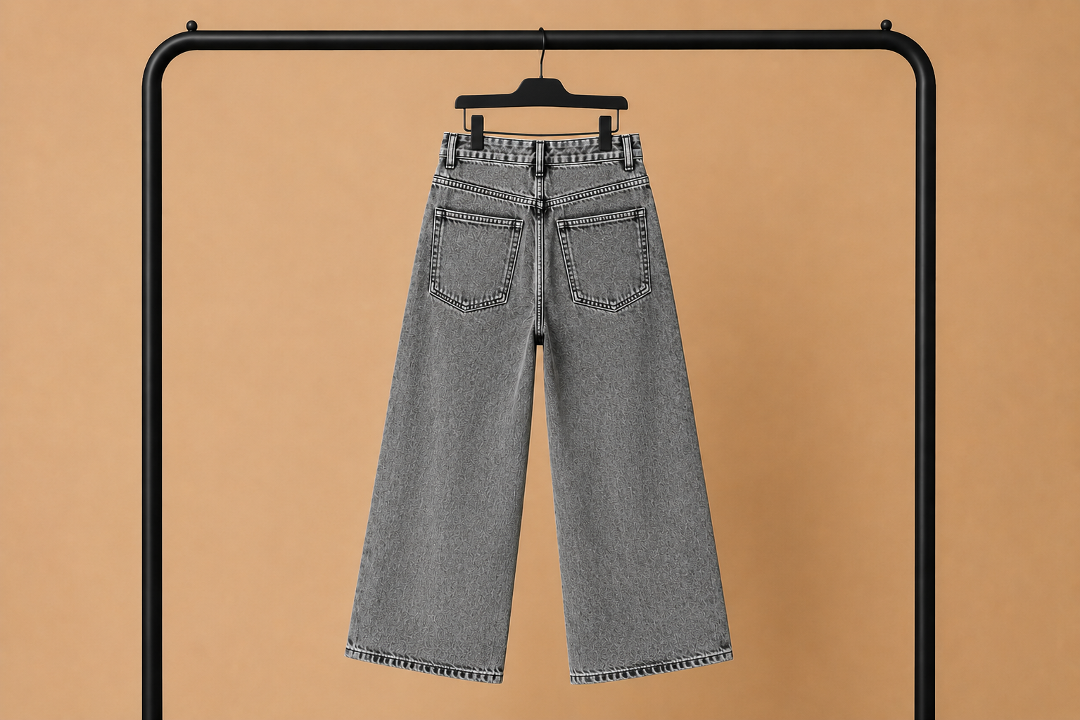 Jeans Baggy Grigio Chiaro IMPERSONAL