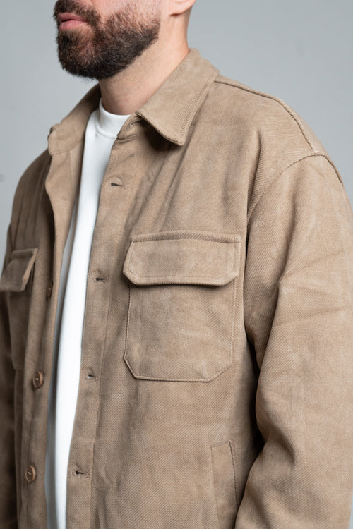 Giacca Camicia Beige | IMPERSONAL