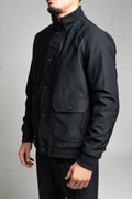 Giacca Casual Nera con Bottoni – IMPERSONAL